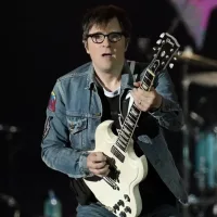 Vocalist and Guitarist Rivers Cuomo of the band Weezer during a concert at Rock in Rio in Rio de Janeiro^ Brazil^ September 29^ 2019.