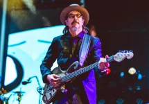 Les Claypool of Primus performs onstage at AT&T Center Grounds. SAN ANTONIO^ TX / USA - SEPTEMBER 22nd^ 2018