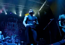 As I Lay Dying in concert on June 22^ 2010 in St Petersburg^ Russia