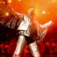 Rob Halford of Judas Priest at NYCB Live Nassau Coliseum on March 17^ 2018 in Uniondale^ New York.