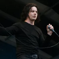 Jack White with the Dead Weather performs on stage at the New Orleans Jazz and Heritage Festival. New Orleans^ Louisiana - April 30^ 2024