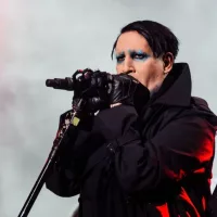 Marilyn Manson performing at Metaldays Festival on July 24th^ 2018 in Tolmin^ Slovenia