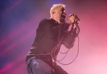 Chino Moreno of Deftones performs on stage at the SSE Arena Wembley on June 3^ 2016 in London^