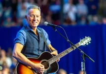 Bruce Springsteen performs on stage at the Liacouras Center in Philadelphia. Philadelphia^ PA USA - October 28^ 2024