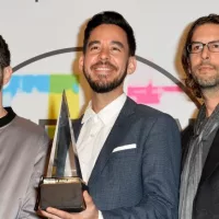 Linkin Park at the 2017 American Music Awards at the Microsoft Theatre LA Live LOS ANGELES^ CA - November 19^ 2017