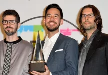 Linkin Park at the 2017 American Music Awards at the Microsoft Theatre LA Live LOS ANGELES^ CA - November 19^ 2017