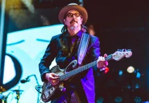 Les Claypool of Primus performs onstage at AT&T Center Grounds. SAN ANTONIO^ TX / USA - SEPTEMBER 22nd^ 2018