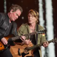 Goo Goo Dolls sings on stage rock in rio world 2019 RIO DE JANEIRO^ BRAZIL^ SEPTEMBER^ 29^ 2019