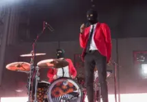 Tyler Joseph and Josh Dun of Twenty One Pilots performs live at the Greek Theatre in Berkeley. Berkeley^ CA/USA - 7/21/2016
