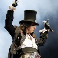 Alice Cooper performs on stage at Poble Espanyol on June 28^ 2024.