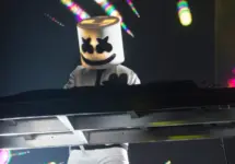 Christopher Comstock aka Marshmello (Producer/DJ) performs at the Bill Graham Civic. San Francisco^ CA/USA: 1/12/2018