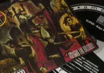 Slayer - Reign in Blood (1986) studio album^ CD and cover art