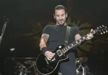 Sully Erna performs with Godsmack at the inaugural Las Rageous music festival in Las Vegas. Las Vegas^ NV/USA – 4/21/17