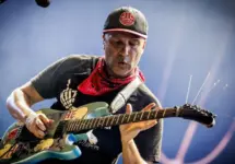 Concert of Tom Morello July 5 2024. Rock Werchter Festival^ Belgium