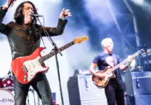Tears for Fears perform at Camp Bestival^ Lulworth Castle^ Dorset UK on 31 July 2016. Pictured: Roland Orzabal and Curt Smith