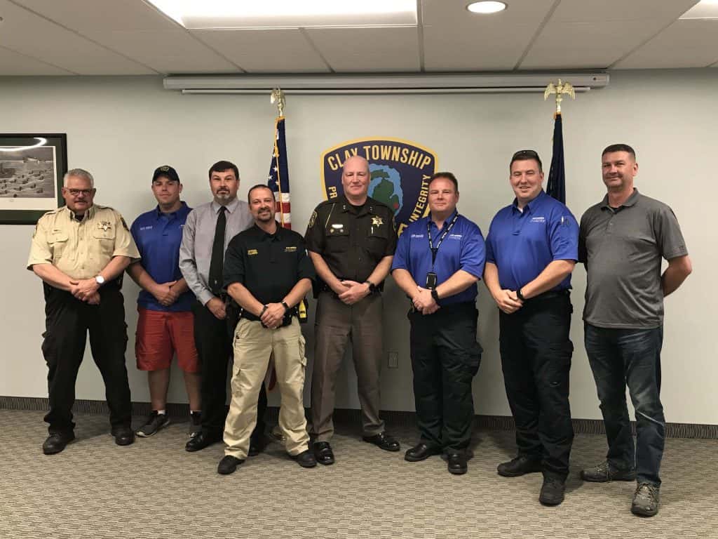 Clay Township officers to enforce the rules of the water WBTI