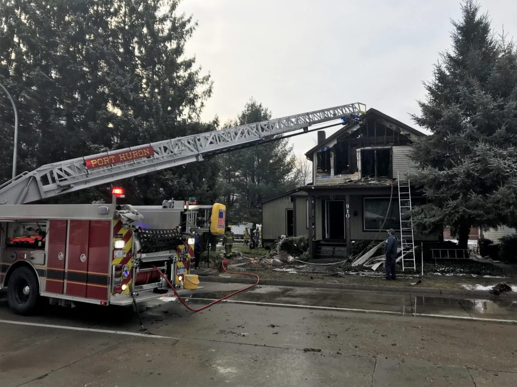 Fire hospitalizes one, damages Port Huron home | WBTI