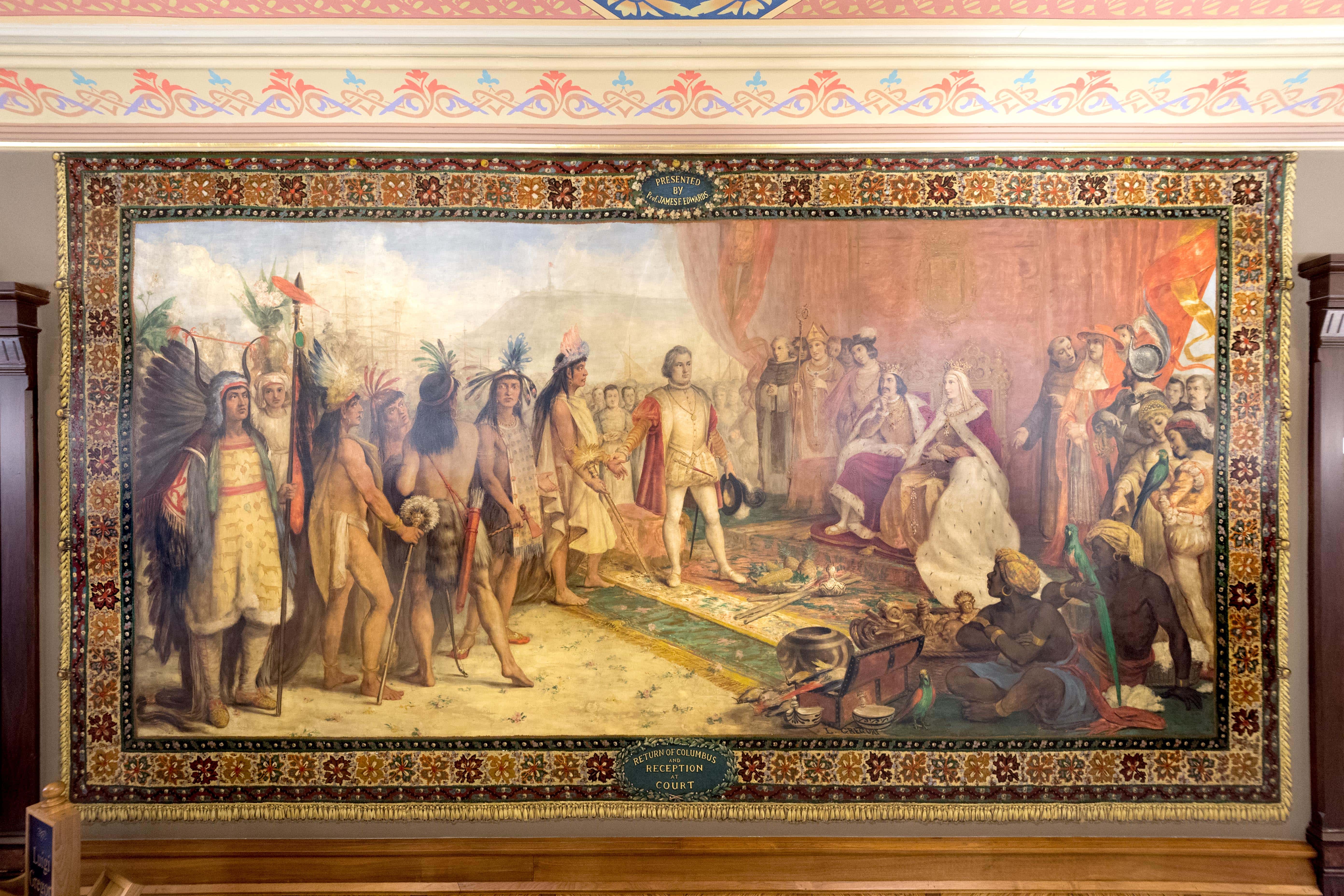 Columbus Murals At Notre Dame To Be Covered WAMB