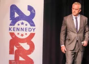 Independent presidential candidate Robert F. Kennedy Jr. in Beverly Hills^ Calif.^ on Aug. 3^ 2023.