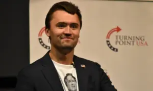 Turning Point USA founder and president Charlie Kirk during a visit to Texas State University in San Marcos. San Marcos^ TX / United States - Oct. 24 2018