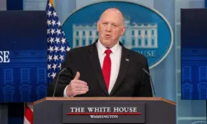 Border Czar Tom Homan at a White House Press Briefing Washington Dc^ United States^ April 28 2025