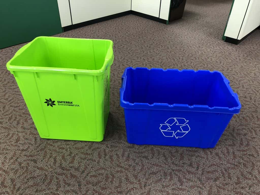 Out with the blue, in with the green bins WSAQ