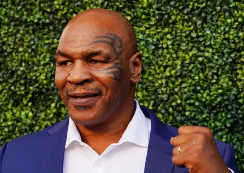 Former boxing champion Mike Tyson attends 2018 US Open at USTA Billie Jean King National Tennis Center in New York