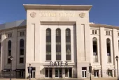 Yankee stadium New York wide angle view - NEW YORK CITY^ UNITED STATES OF AMERICA - FEBRUARY 14^ 2023