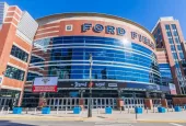 Ford Field^ home of the Detroit Lions on November 10^ 2020 in downtown Detroit^ Michigan.