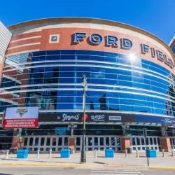 Ford Field^ home of the Detroit Lions on November 10^ 2020 in downtown Detroit^ Michigan.