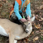 Mikayla Burt: Mikayla’s first opening day ended at 7:51am with her first successful hunt! She is so excited that she was able to take her first deer on opening day!