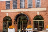 National Baseball Hall of Fame and Museum entrance. Cooperstown^ NY 10-01-2024