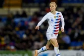 Becky Sauerbrunn of USA during match between Spain and USA at Rico Perez Stadium in Alicante^ Spain on January 22 2019.