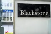 Blackstone Inc.^ American alternative investment management company's sign at corporate headquarters at 345 Park Avenue^ New York City. New York^ NY - September 17^ 2023