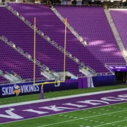 Interior view of U. S. Stadium in Minnesota^ SKOL Vikings - MINNEAPOLIS^ MN. November 14 2018