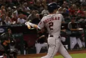 Alex Bregman infielder for the Houston Astros at Chase Field in Phoenix^Arizona USA May 4^2018.