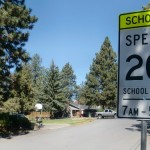 school-speed-zone-stock