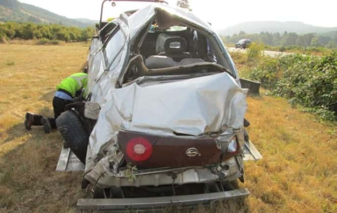 Man Injured After Car Leaves Highway 126 | MyCentralOregon.com ...