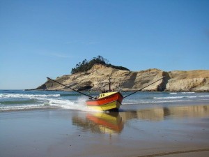 boat on beach