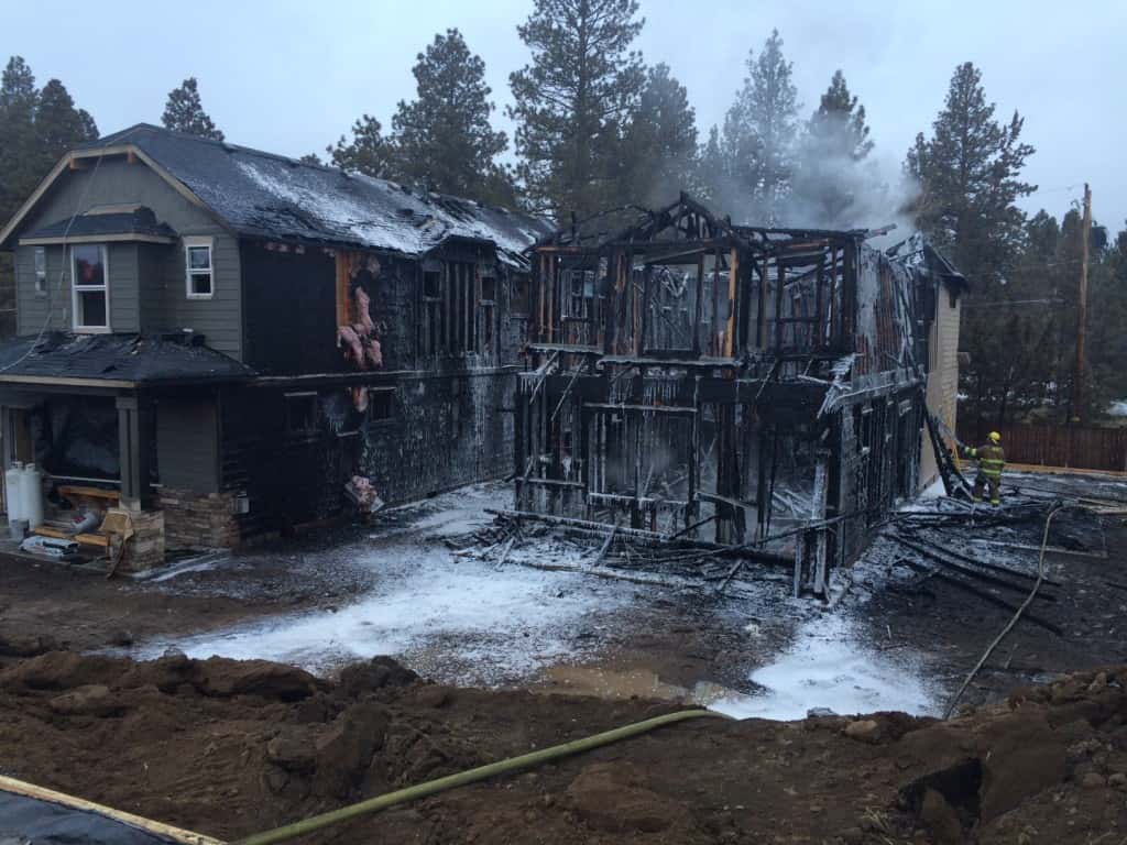 Fire Destroys Two New Bend Homes Horizon