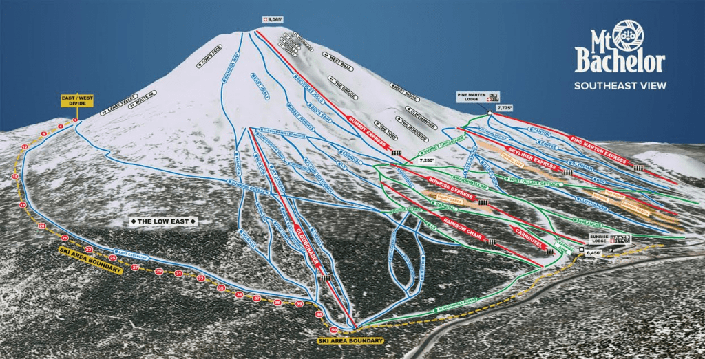 Mt. Bachelor Reveals New Map & Trail Names