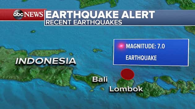 Indonesia issues tsunami warning after earthquake strikes off Lombok ...