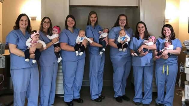 Hospital Baby Boom: Eight OBGYN Nurses Give Birth To Babies ...