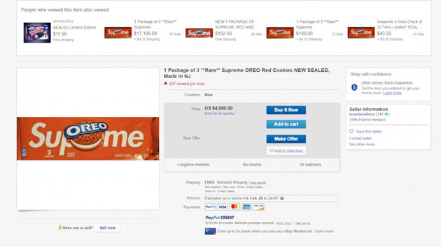 Why a 3-pack of Supreme Oreo cookies has customers bidding ...