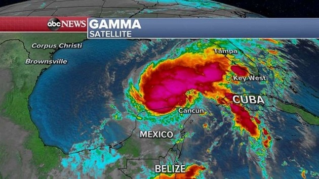 Tropical Storm Gamma hits Yucatan Peninsula with torrential rain, gusty ...