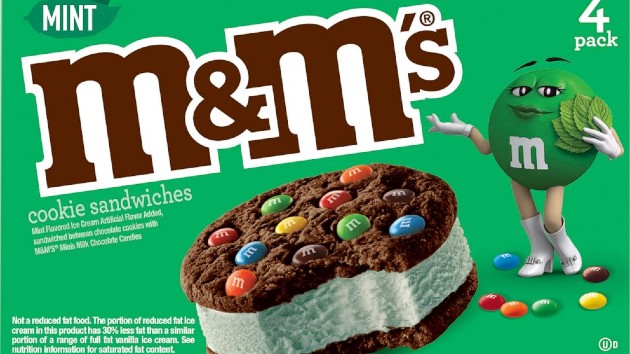 New mint M&M's cookie ice cream sandwiches arrive in time for St. Patrick's Day - Vimarsana News