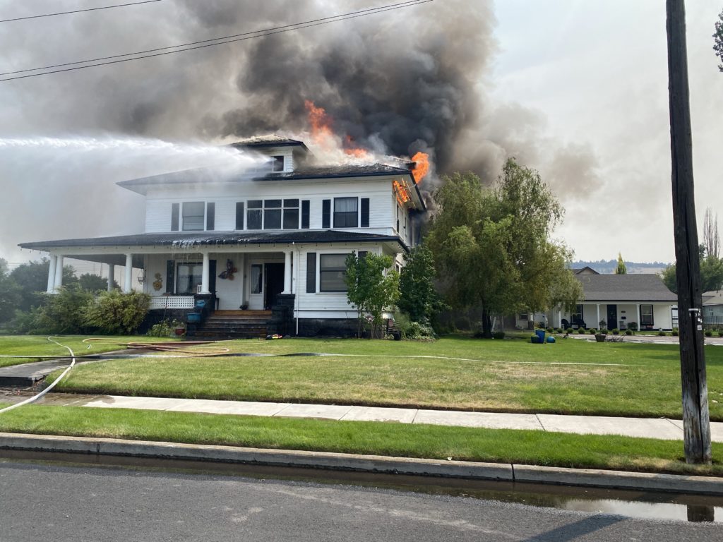 Attic Fire Damages Historic Prineville Home
