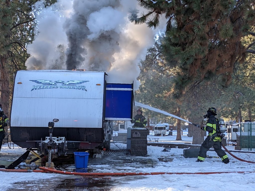 Heater Causes Travel Trailer Fire - Vimarsana News