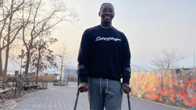 Man walks one year after being paralyzed in bicycle crash - Vimarsana News