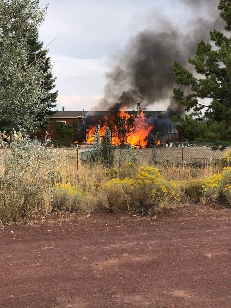 Tumalo House Fire Started From Deck - Vimarsana News